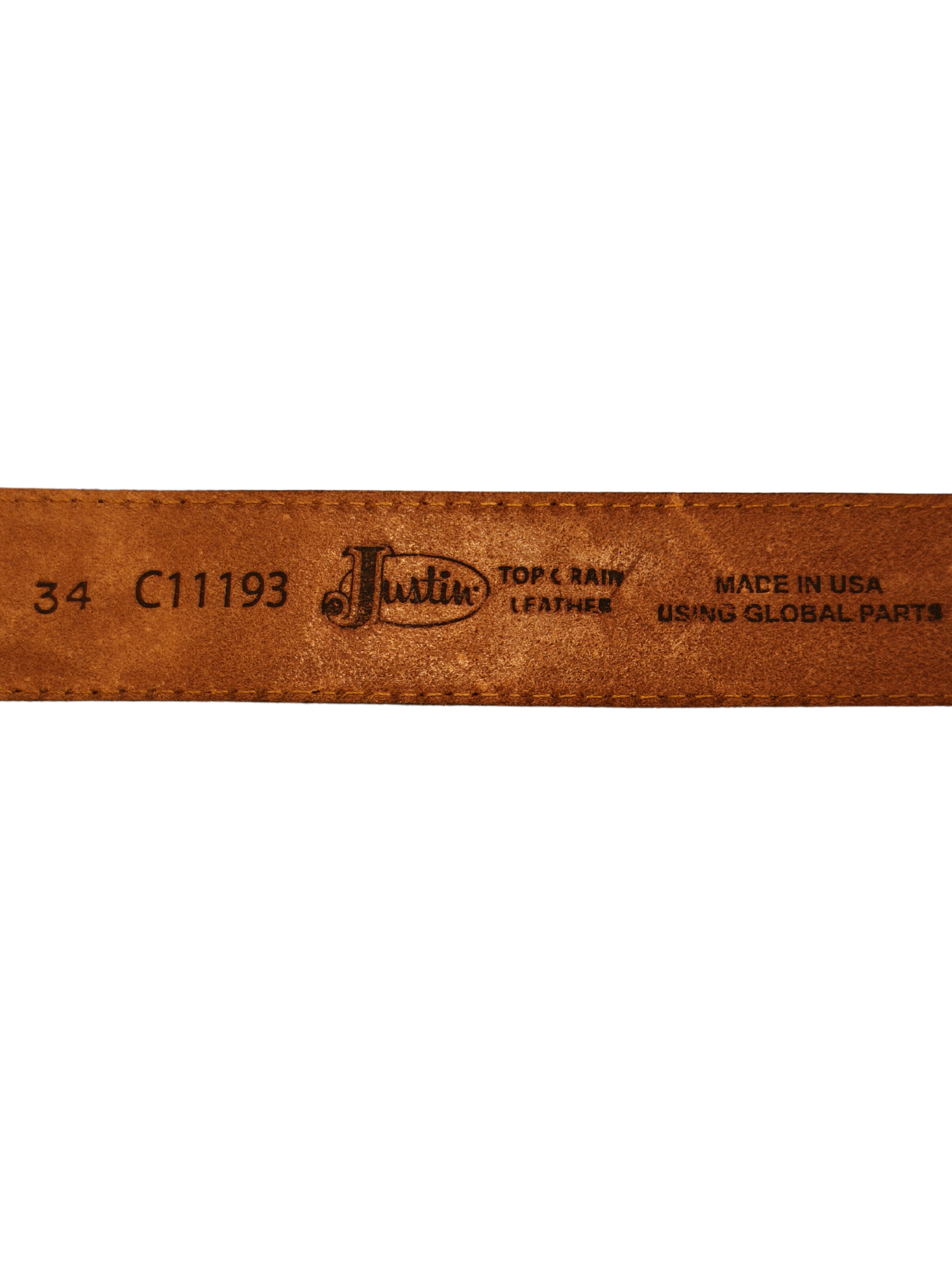 Men's Justin Brand Belt- C11193